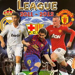 Άλμπουμ αυτοκόλλητων European League 2011-2012 μεταχειρισμένο, πάνω από 140 αυτοκόλλητα