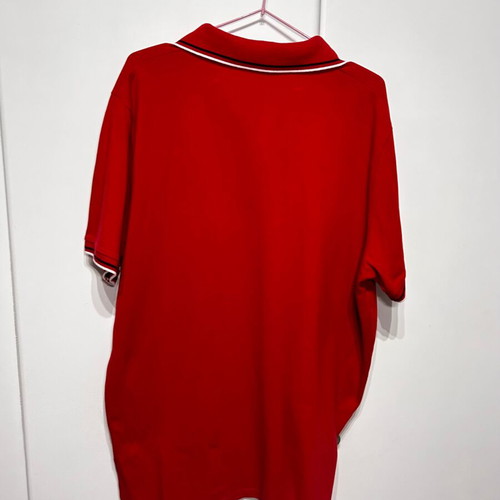 Polo men's short-sleeve shirt red size XL like new