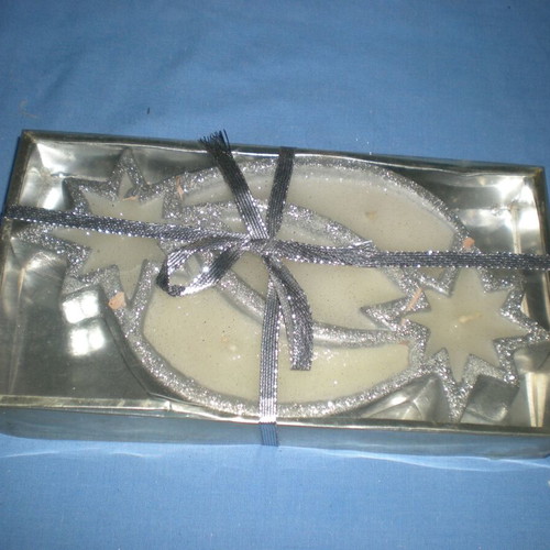 Christmas candle #8 new, dimensions 20x11x3 cm