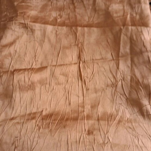 Satin crinkled fabric vintage used, dimensions 333×140 cm