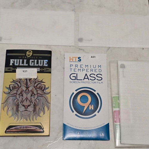 Tempered Glass 9H and Case for Samsung A51 New Set