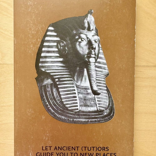 King Tut Egypt Set journal, metal bookmark & fabric wallet new