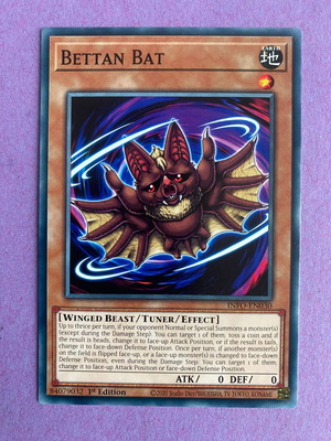 Bettan Bat Yu-Gi-Oh Card like new