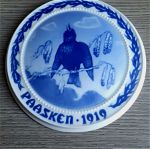 Συλλεκτικό πιάτο πορσελάνης Δανίας B&G Πάσχα 1919