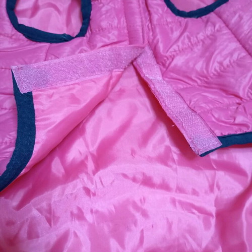 Dog waterproof jacket fuchsia like new