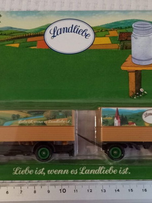 Vintage trucks pack of 2 dairy advertisement new, sealed