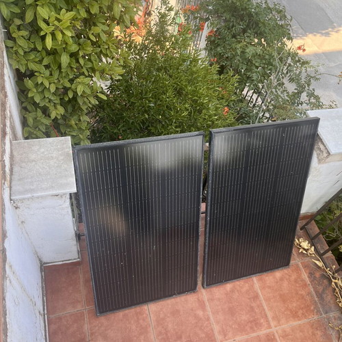 Eco Flow solar panel set 4x 100W with inverter and battery