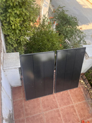 Eco Flow solar panel set 4x 100W with inverter and battery