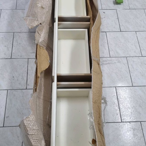 Bed sofa drawer unit with triple drawer like new
