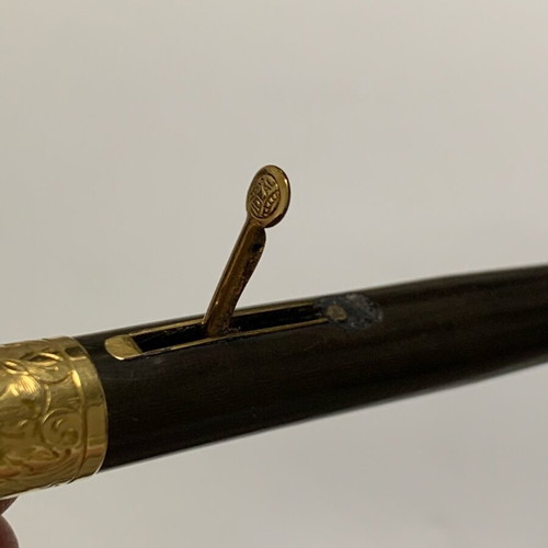 Waterman 52 1/2 V fountain pen used with gold #2 nib, rare