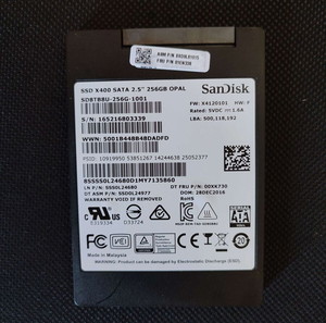 Sandisk X400 256GB SSD 2.5"