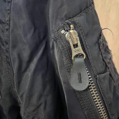 Avirex flight jacket used, black, authentic
