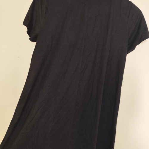 Bershka black mini dress medium used, soft suede-like fabric