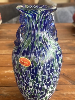 Murano vase new, made in Italy