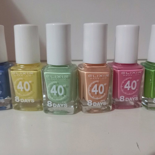 Nail polish elixir set of 6 like new