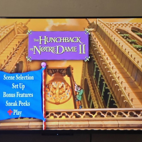 The Hunchback of Notre Dame 1 & 2 DVD set, dubbed Greek
