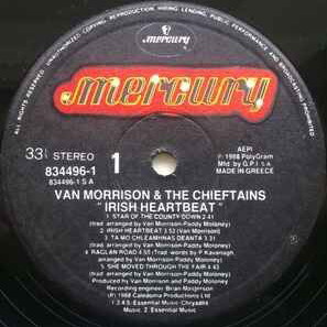 Van Morrison & The Chieftains Irish Heartbeat LP used, folk