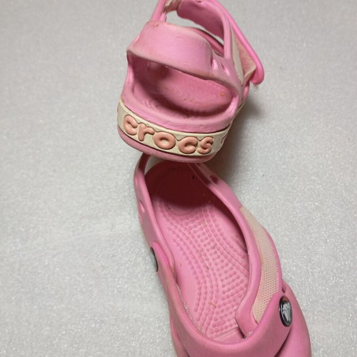 Πέδιλα Crocs Crocband παιδικά μεταχειρισμένα, ροζ, νούμερο 23-24