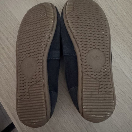 Zara kids moccasins size 30, blue