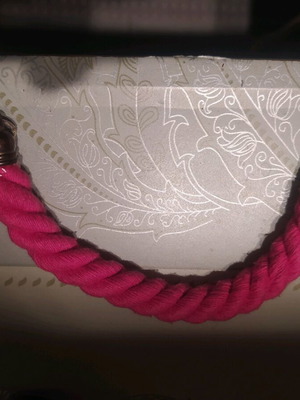 Bracelet pink thick braid like new