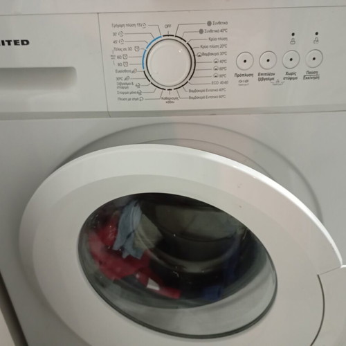 United washing machine like new, 6 kg capacity