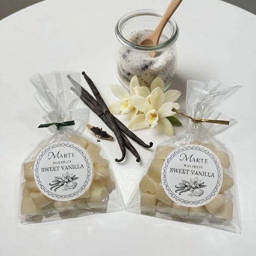 Wax melts sweet vanilla scent 30 grams, 100% soy wax