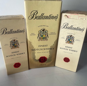 Συλεκτικά ουίσκι 3 φιάλες Ballantine s του 1975