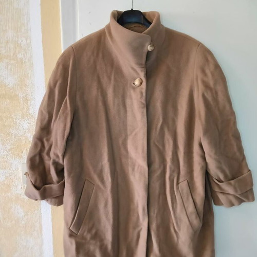 Beige coat used, size XL