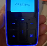 Creative Zen Micro used, white, battery needs replacement