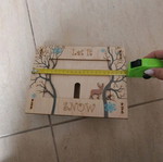 Wooden handmade frame like new