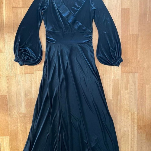 JLo long evening dress used, black, size M