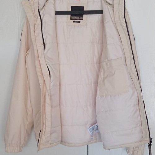 Napapijri jacket white large like new