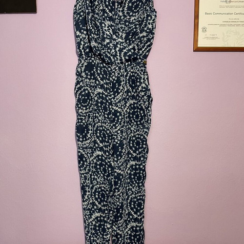 Pepe Jeans jumpsuit, white and blue, XS