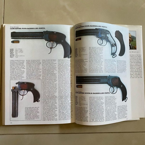 Book with pistol descriptions in English, like new