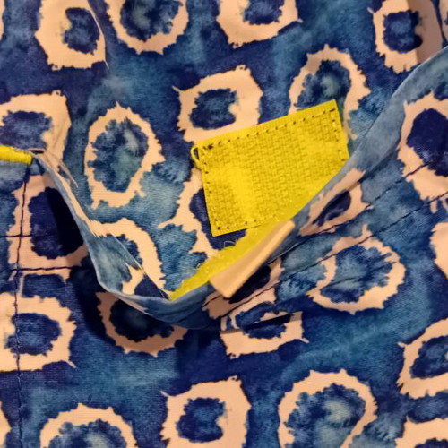 Mango kids' swimsuit new for ages 13-14 blue and yellow