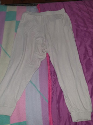 Oysho tracksuit like new, ecru with pockets and elastic waist