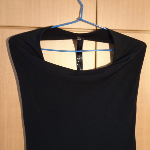 Black Long Halter Neck Dress like new