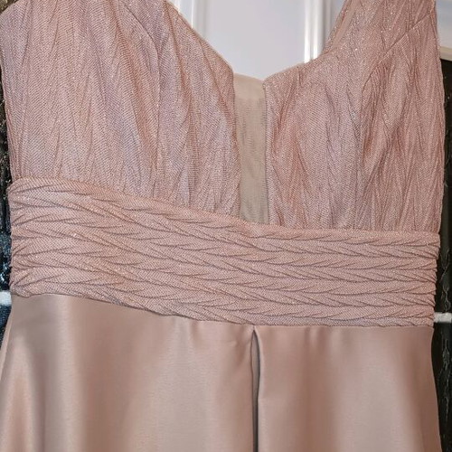 Long formal dress, sapio milo color, fits small-medium