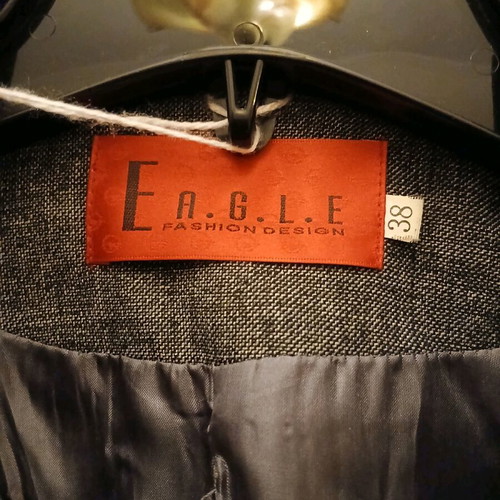Set jacket, skirt and pants gray, size 38, like new