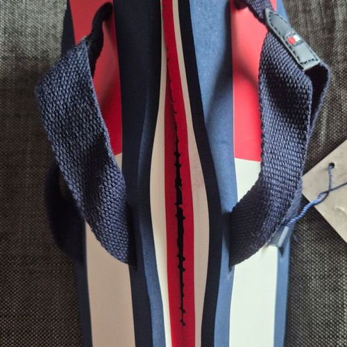 Tommy Hilfiger children's flip flops new, size 34, blue and red