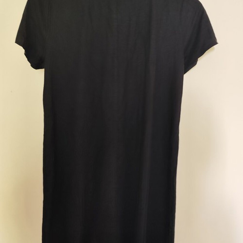 Bershka black mini dress medium used, soft suede-like fabric