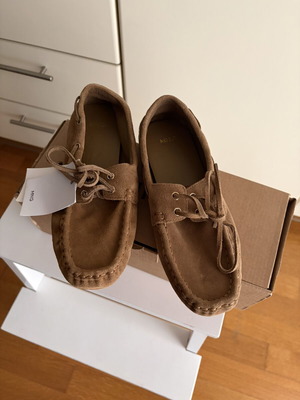 Boat shoes Mango καινούργια, μπεζ κάμελ χρώμα