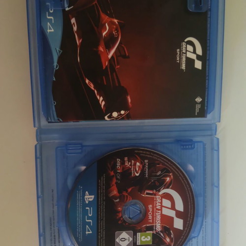 Gran Turismo Sport PS4 game like new, VR compatible