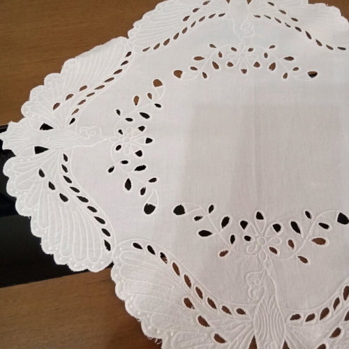 Embroidery set 3pcs white new