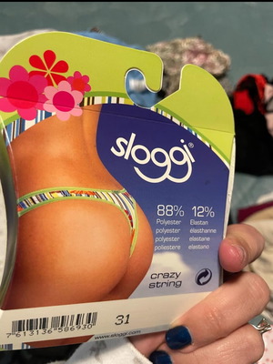 Sloggi collectible women's string underwear new, small size