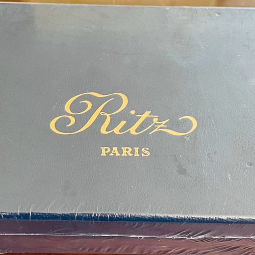 Ritz Paris playing cards new in luxury red and blue case