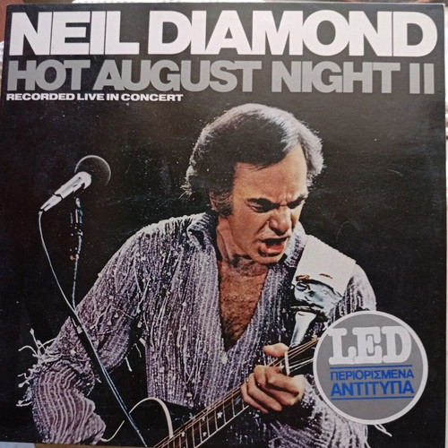 Hot August Night II double vinyl Neil Diamond like new