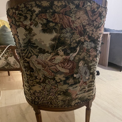 Armchair, set of 2