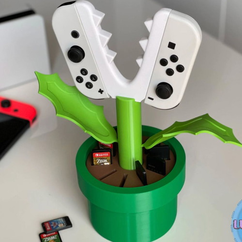 Piranha Plant JoyCon Grip new for Nintendo Switch