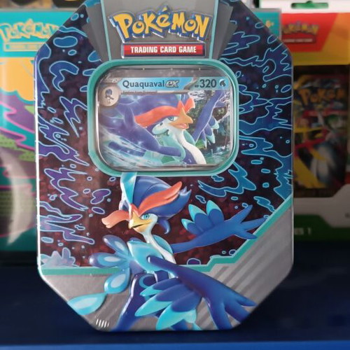 Pokémon TCG Quaquaval ex Tin Paldea Partners new, sealed